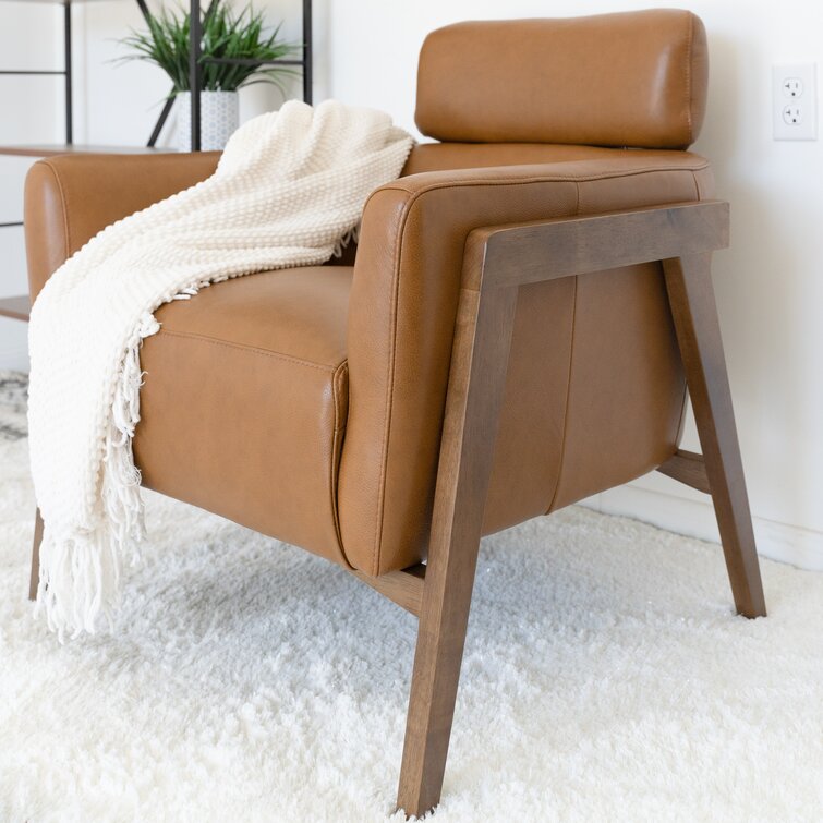 Tan discount accent chair